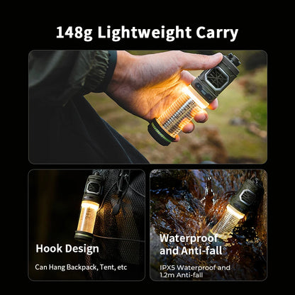 FLEXTAILGEAR TINY REPEL Mosquito Repellent&Lamp Lightweight Outdoor With Rechargeable 4800mAh Battery Camping(No Repellent Pads)