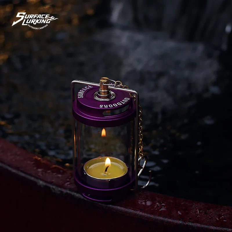 MOUNTAINHIKER GOPEAK Outdoor Candle Light Set Picnic Camping Retro Decorate Ambience Light Creative Desktop Bedside Candle Light