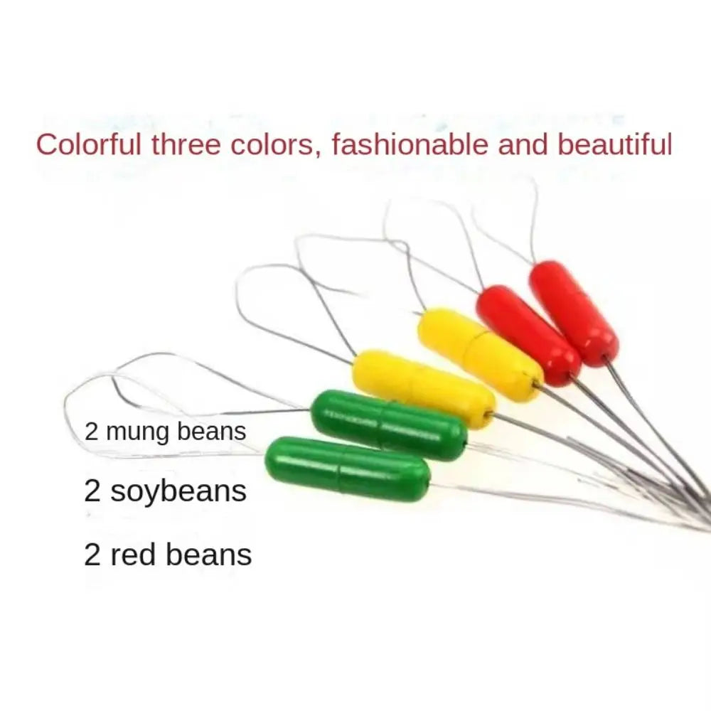 600pcs 100 Groups Float Rubber Stopper Fishing Bobber Stopper Float Oval Bean Space Fishing Line Tackle Accessories