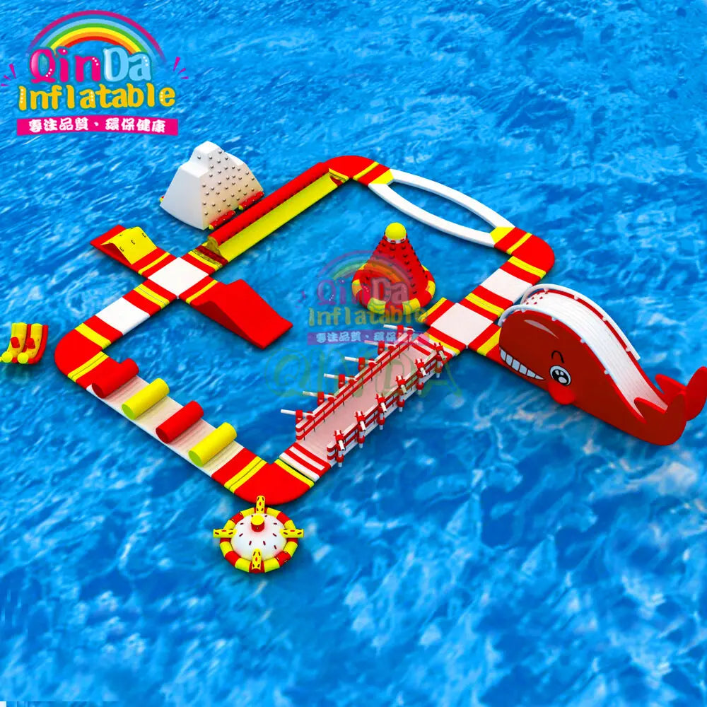 Water Obstacle Course Water Games For Adults Inflatable Water Park Equipment