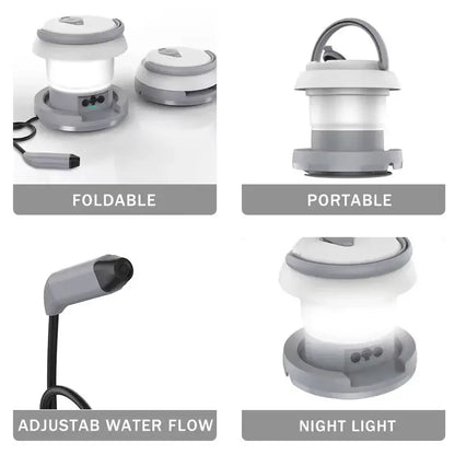 Portable Bidet Foldable 1L Toilet Sprayer-4