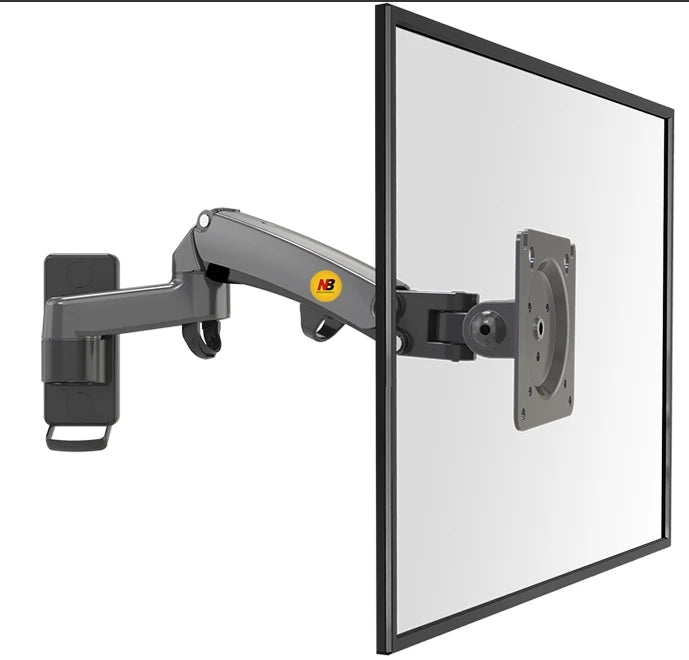 North Bayou NB F150 Gas Spring 17-35 inch LED TV Wall Mount Monitor Holder Ergonomic Mount Arm Max. VESA 100*100mm Load 3-12kgs