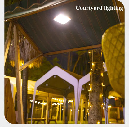 Portable Solar Outdoor Light Rechargeable Emergency LED Lamp with USB Port Sunlight Lantern Parkside Travel Hike Camping Lights