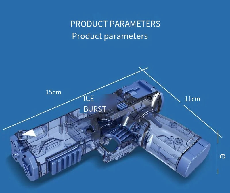 Passion Manual Water Gun Ice Blast Desert Eagle Summer Swimming Battle Toy Continuous Shooting Pool Outdoor Fun for boys