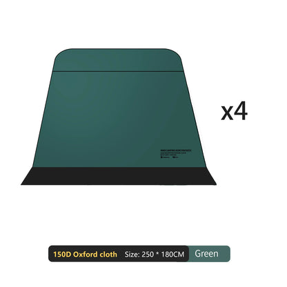 BISINNA 6-8 Persons One-touch Dome Tent Vinyl Coated Canopy Waterpoof Sunshade Shelter for Family Camping Travel Outdoors