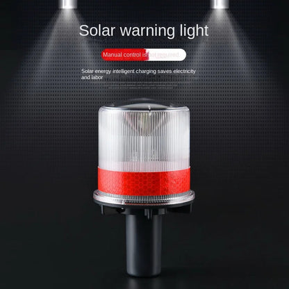 Solar Powered Marine LED Beacon Light Light Controlled Navigation Signal Sailing Warning Light With Portable Detachable bracket