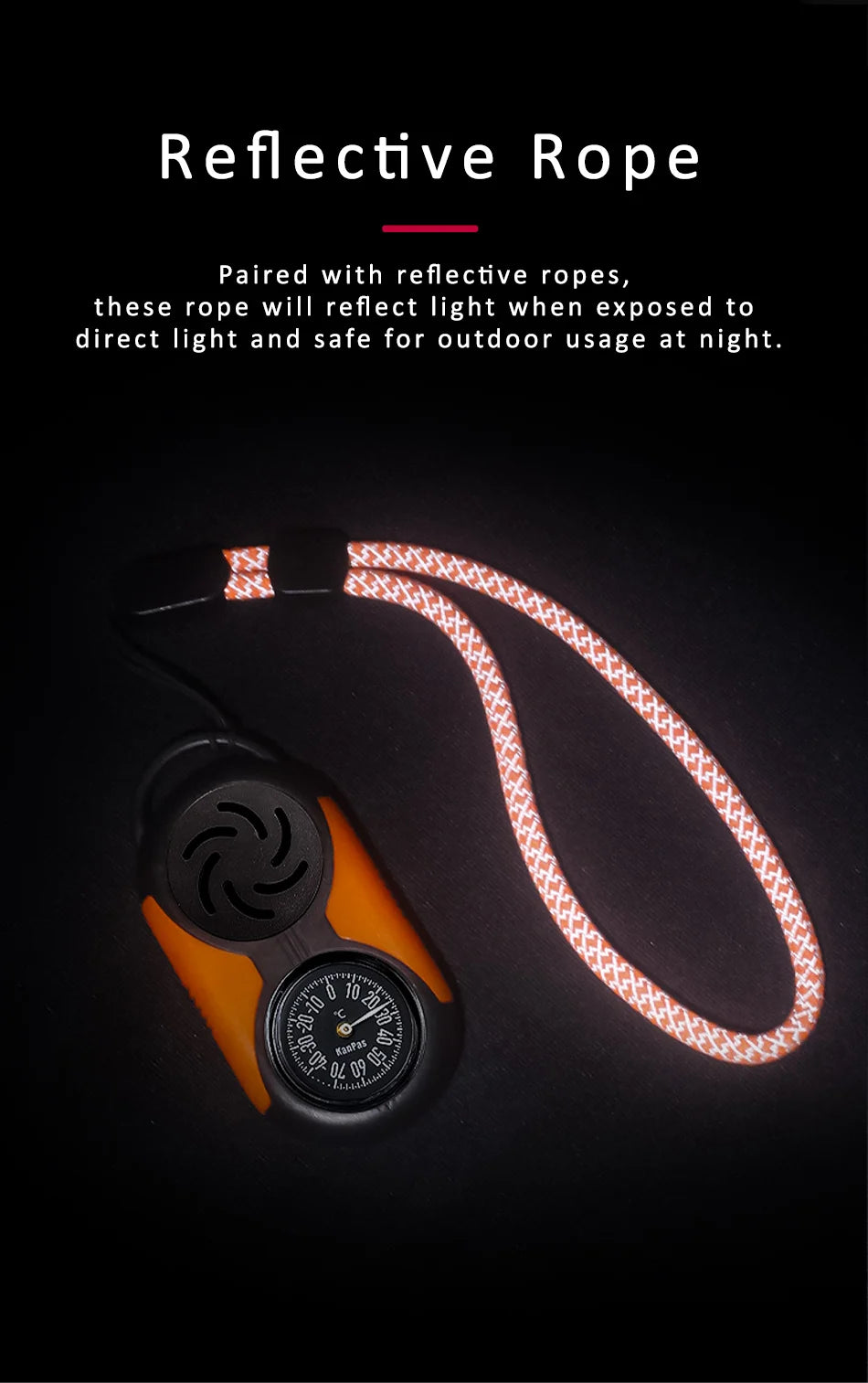 KANPAS Thermometer Compass Kit /Quality Thermohygrometer Kit / for Outdoor, Camping,Hiking,Trekking,hunting,LiveSaving,Survival