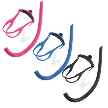 Breath Snorkel Swim Snorkel Swim Training Gear Swimming Front Mounted Snorkel with Silicone Mouthpiece Swim Training Breath Gear
