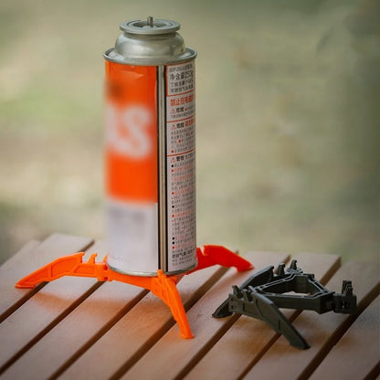 Portable Gas Canister Stand Universal Tripod Folding Frame Outdoor Camping Gas Tank Stove Base Holder Camping Supplies