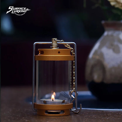 MOUNTAINHIKER GOPEAK Outdoor Candle Light Set Picnic Camping Retro Decorate Ambience Light Creative Desktop Bedside Candle Light