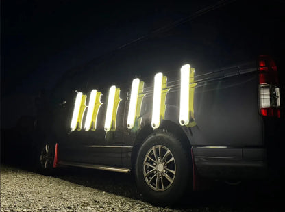 Portable Air Tube Light Foldable LED Soft Light Inflatable USB Solar Charging Waterproof Outdoor Photography Camping Lighting