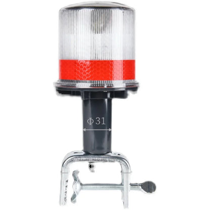 Solar Powered Marine LED Beacon Light Light Controlled Navigation Signal Sailing Warning Light With Portable Detachable bracket