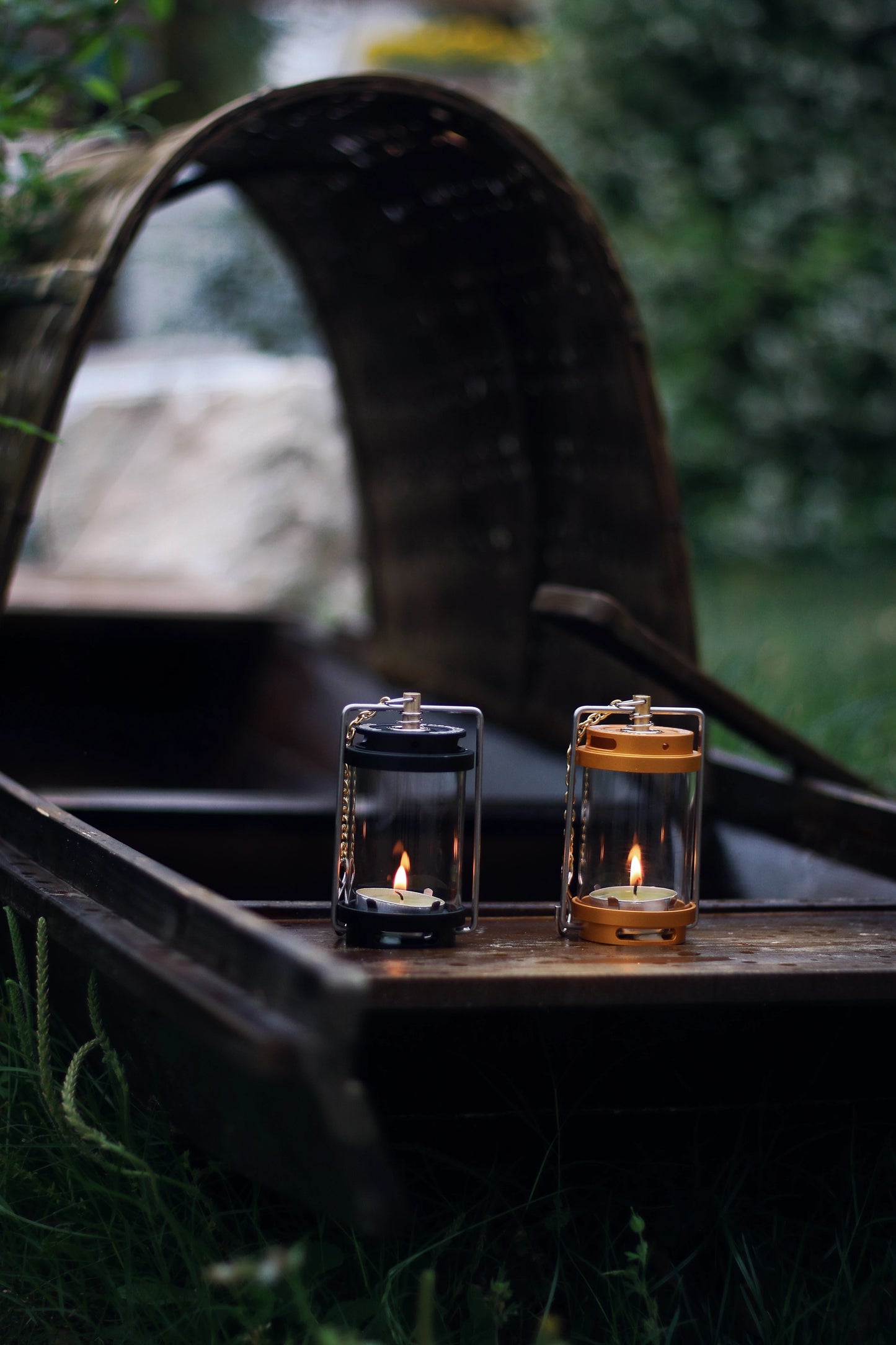 MOUNTAINHIKER GOPEAK Outdoor Candle Light Set Picnic Camping Retro Decorate Ambience Light Creative Desktop Bedside Candle Light