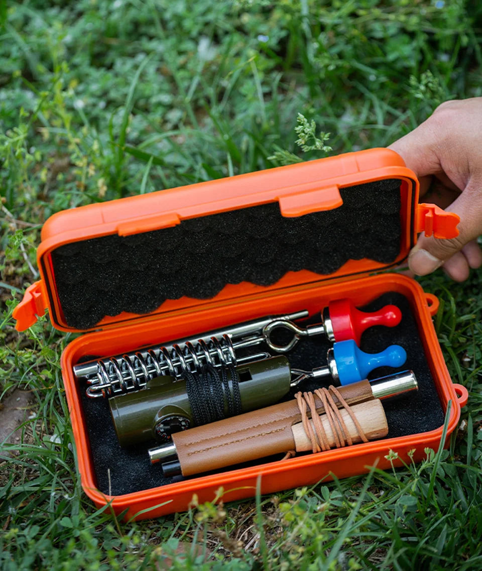 S/L/XL Size Outdoor Plastic Waterproof Sealed Survival Box Container Camping Outdoor Travel Storage Box Fishing Tackle Bag