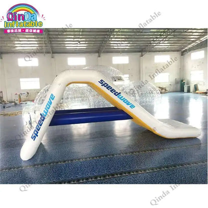 Funny Water Sport Inflatable Floating Water Pool Slide,adults Inflatable Climbing Water Slide For Aqua Park Game