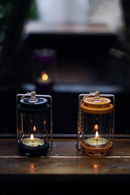 MOUNTAINHIKER GOPEAK Outdoor Candle Light Set Picnic Camping Retro Decorate Ambience Light Creative Desktop Bedside Candle Light