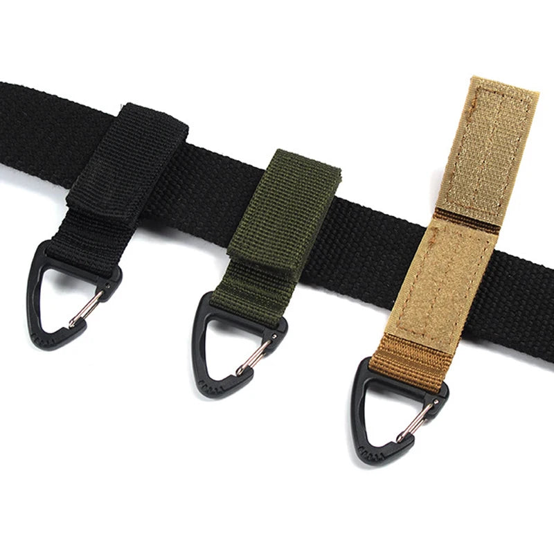 Multi-purpose Nylon Gloves Hook Work Gloves Safety Clip Outdoor Tactical Climbing Rope Camping Hanging Buck Outdoor Camping