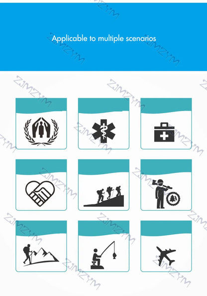 Gravity Water Purifier, Bag Emergency Disaster Relief Outdoor Portable Filter Water Purifier Field Camping Equipment Gravity