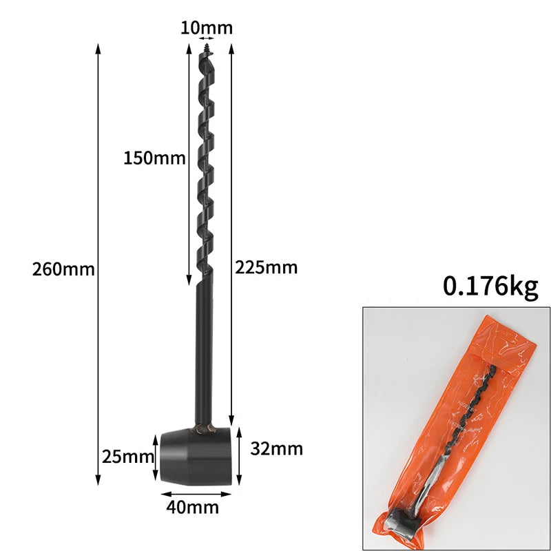 Outdoor Survival Drill Auger Wrench Survival Gear Tool Sports Jungle Crafts Camping Bushcraft Accessories