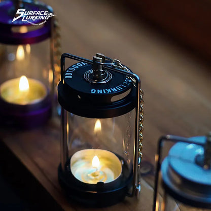 MOUNTAINHIKER GOPEAK Outdoor Candle Light Set Picnic Camping Retro Decorate Ambience Light Creative Desktop Bedside Candle Light