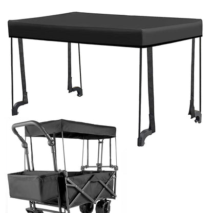 Hot Sales Awning Canopy Waterproof For Wagon Attachment Sun  Oxford Cloth Shade Cover For Trolley Outdoor Camping Cart