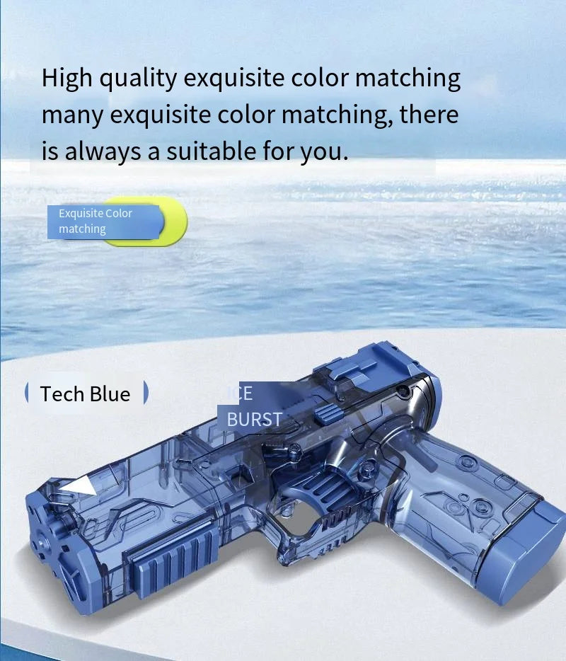 Passion Manual Water Gun Ice Blast Desert Eagle Summer Swimming Battle Toy Continuous Shooting Pool Outdoor Fun for boys