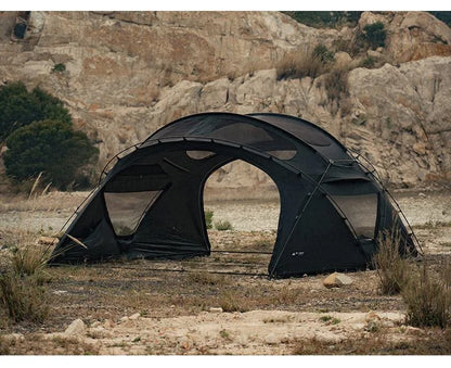 3FUL GEAR 2.0 Beetle 16 Dome Tent 70D Nylon Spherical Tent Breathable Large Space Tunnel Tent With Chimney Mouth Camping Hiking