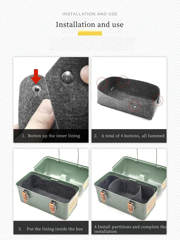 Folding Table Top Aluminum Alloy Table Board Plate Mini Shelf Table Board Felt Lining For Stanley Lunch Box 9.4L Camping Gear