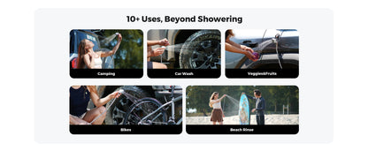 FLEXTAIL TINY SHOWER - Outdoor Camping Shower Portable Electric Shower Pump IPX7 Waterproof for Outdoor and Home Cleaning