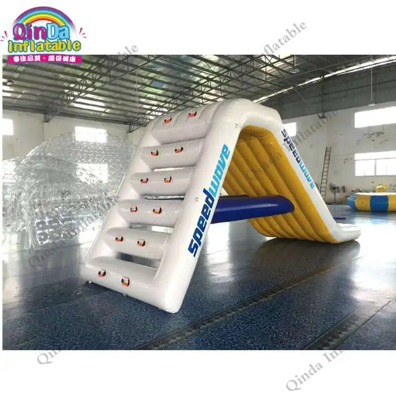 Funny Water Sport Inflatable Floating Water Pool Slide,adults Inflatable Climbing Water Slide For Aqua Park Game