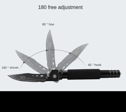 Outdoor Engineering Shovel Folding Multi-function Survival Shovels Steel Small Fishing Shovels Truck Mounted Military Tools