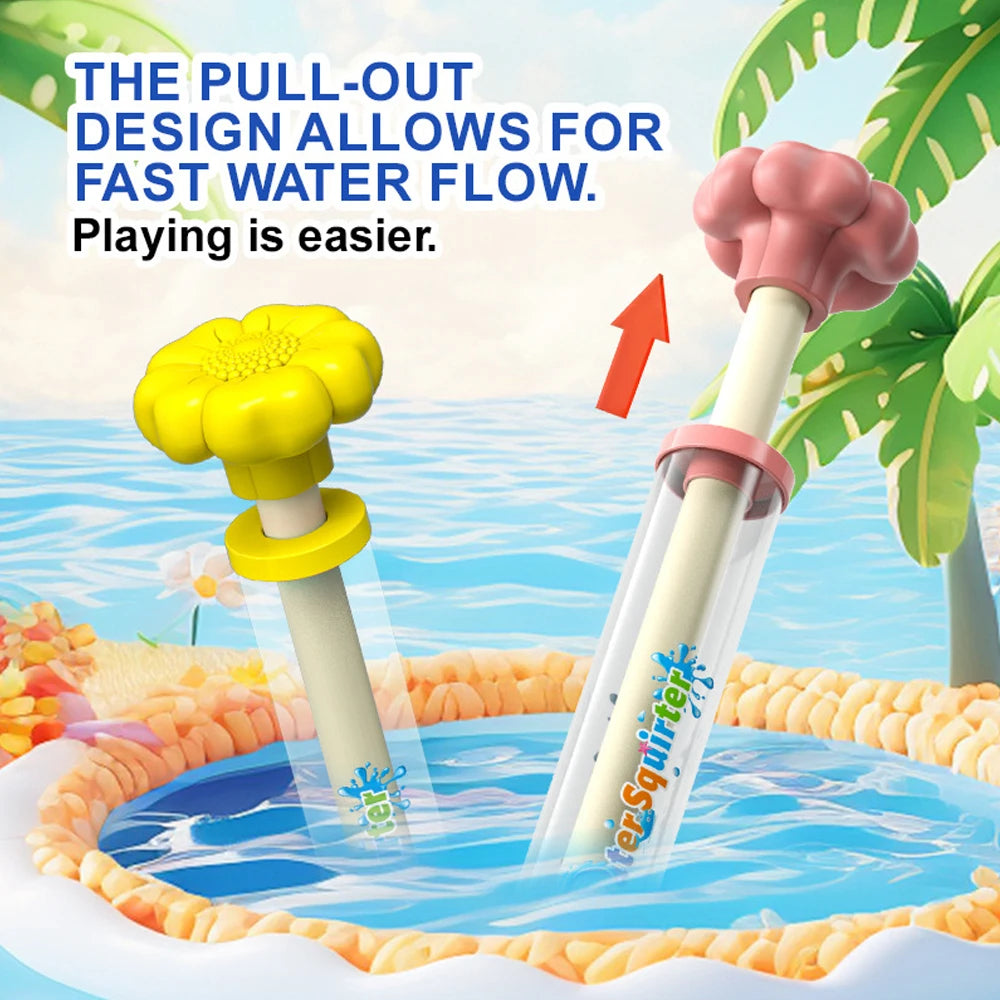 Fireworks Water Gun Children's Water Fights Games Kid Summer Interactive Pull-Out Water Spray Toys Photography Atmosphere Props