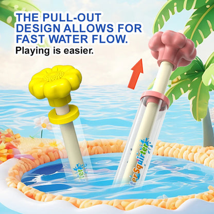 Fireworks Water Gun Children's Water Fights Games Kid Summer Interactive Pull-Out Water Spray Toys Photography Atmosphere Props