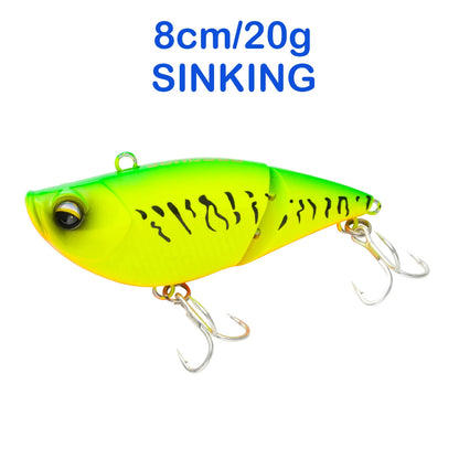 Floating Sinking Baits 2 Sections 8cm Multi Jointed Swimbait VIB Fishing Lures Swimbait for Fishing Pike Bass Fishing Tackle