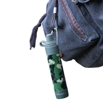 Outdoor camping emergency water filter, outdoor life emergency filtration, direct drinking, individual water purifier, steriliza