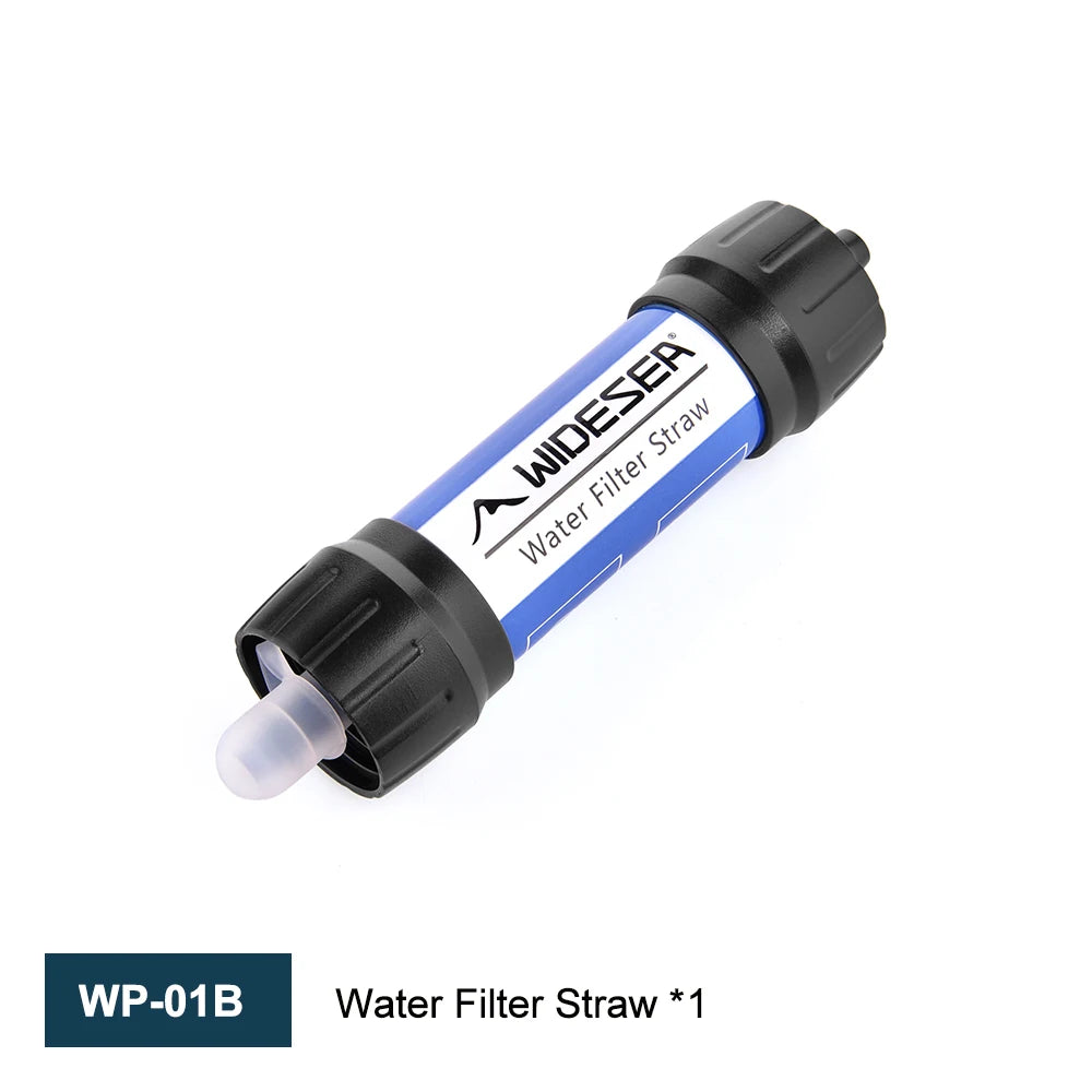 Widesea Camping Outdoor Water Purifier 0.01Micron Filtration Portable Reusable Straw Type Use Of Highqualitymedical Hollow Fiber