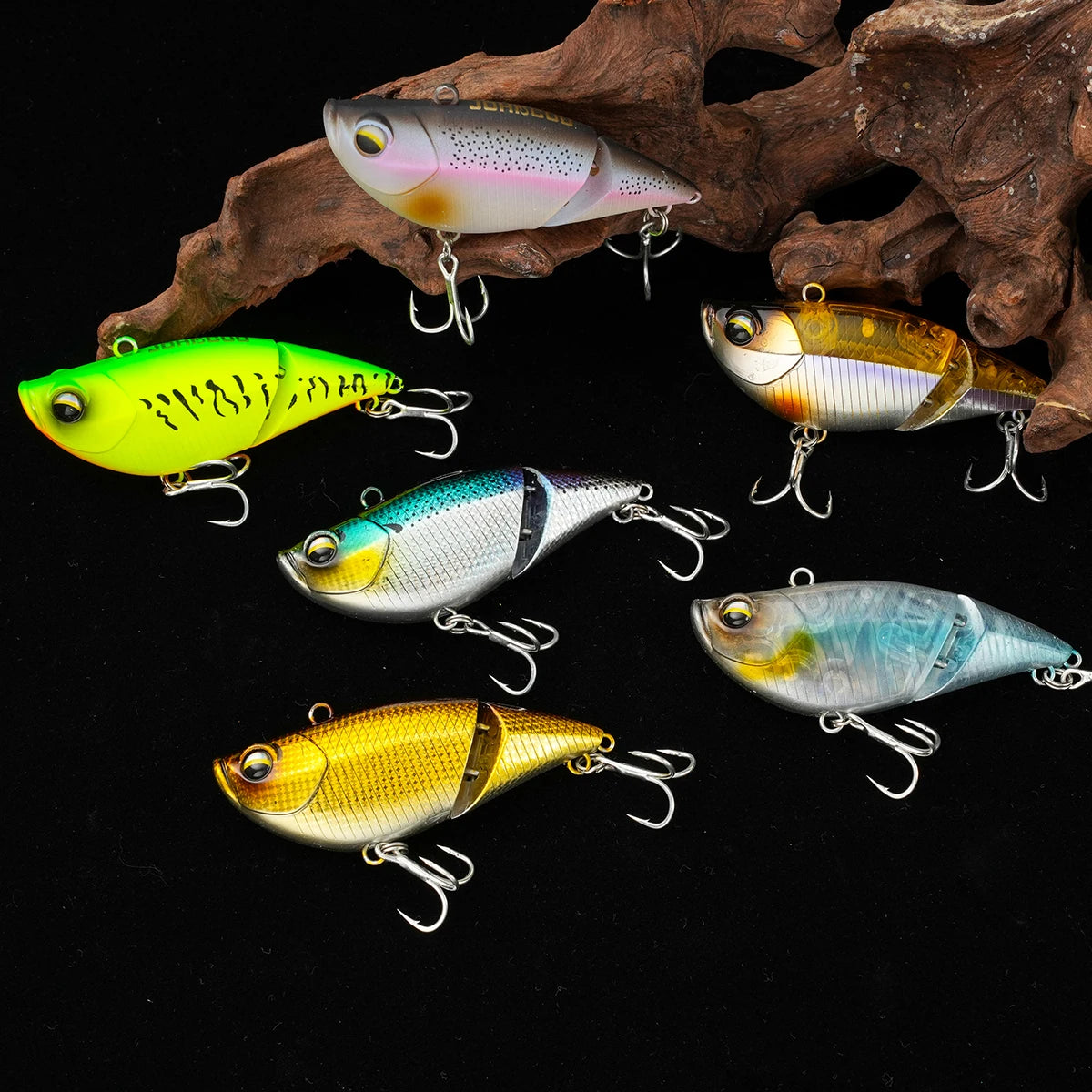 Floating Sinking Baits 2 Sections 8cm Multi Jointed Swimbait VIB Fishing Lures Swimbait for Fishing Pike Bass Fishing Tackle
