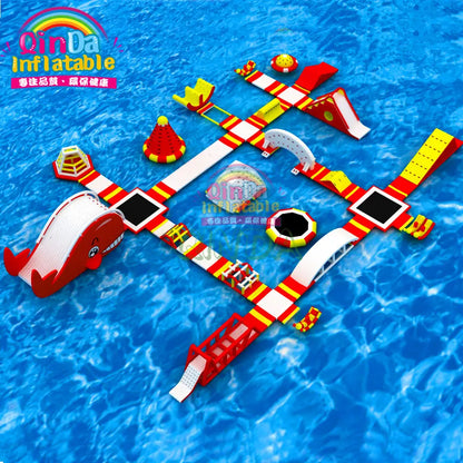 Water Obstacle Course Water Games For Adults Inflatable Water Park Equipment