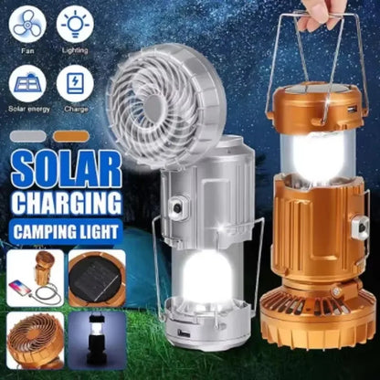Solar Multifunctional Handheld Camping Lamp Tent Lamp LED Portable Flashlight Portable Waterproof Emergency Powered Work Light