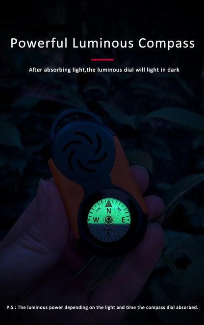 KANPAS Thermometer Compass Kit /Quality Thermohygrometer Kit / for Outdoor, Camping,Hiking,Trekking,hunting,LiveSaving,Survival