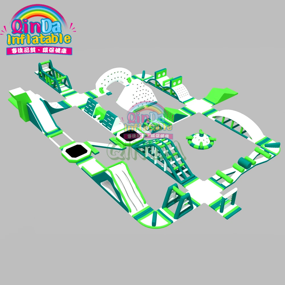 Water Obstacle Course Water Games For Adults Inflatable Water Park Equipment