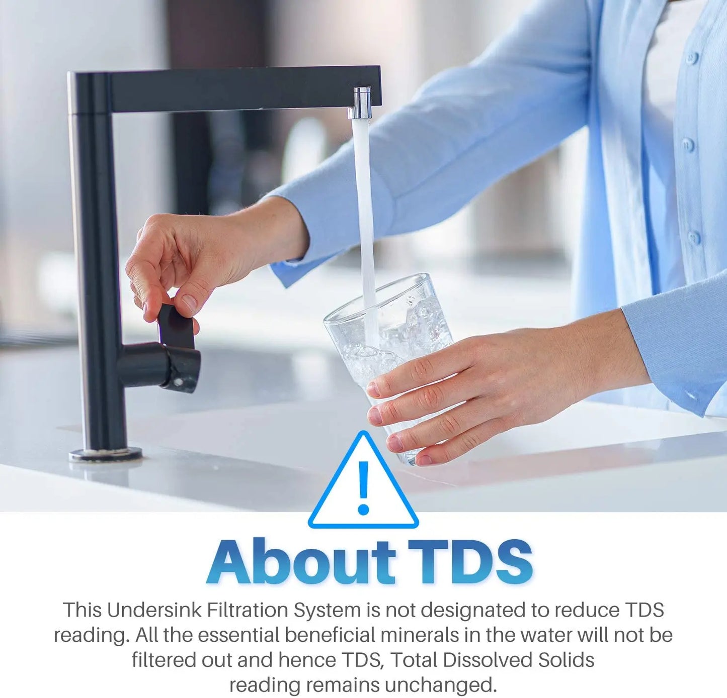 ALTHY Under Sink Drinking Water Filter Purifier -NSF/ANSI Certified Direct Connect Under Counter Drink Water Filtration System