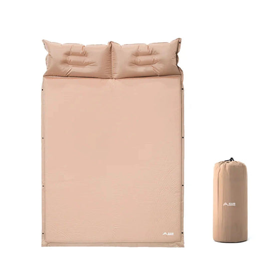 Self-Inflating Camping Sleeping Pad Air Mat Khaki-0