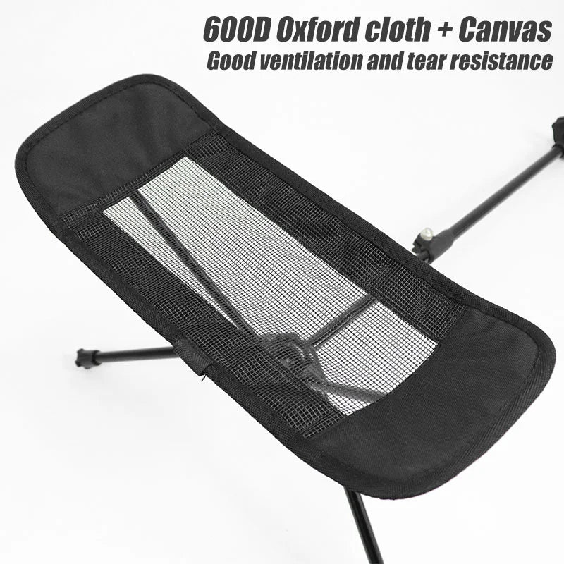 WESTTUNE Universal Camping Chair Foot Rest Folding Attachable Footrest Lightweight Footstool for Outdoor Fishing Beach Hiking