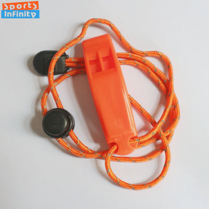 Outdoor Dual Audio Emergency Survival Whistle High Pitched Emergency Whistle for Camping Hiking Climbing EDC Sports Refere