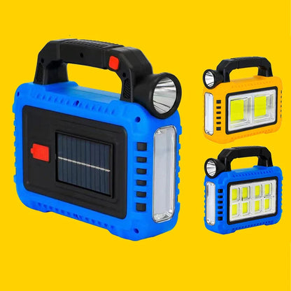 800LM Camping Lantern Handy 2400mA Solar Lights,XPE COB LED Flashlight for Power Outages, Rechargeable Tent Lights for Hurricane