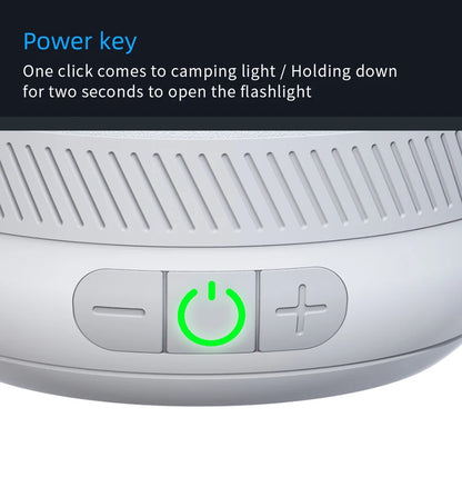 LV10 Outdoor LED Camping Flashlight 230 Hours Rechargeable Camping Lantern with Magnet Lighting Fixture Portable Emergency Light