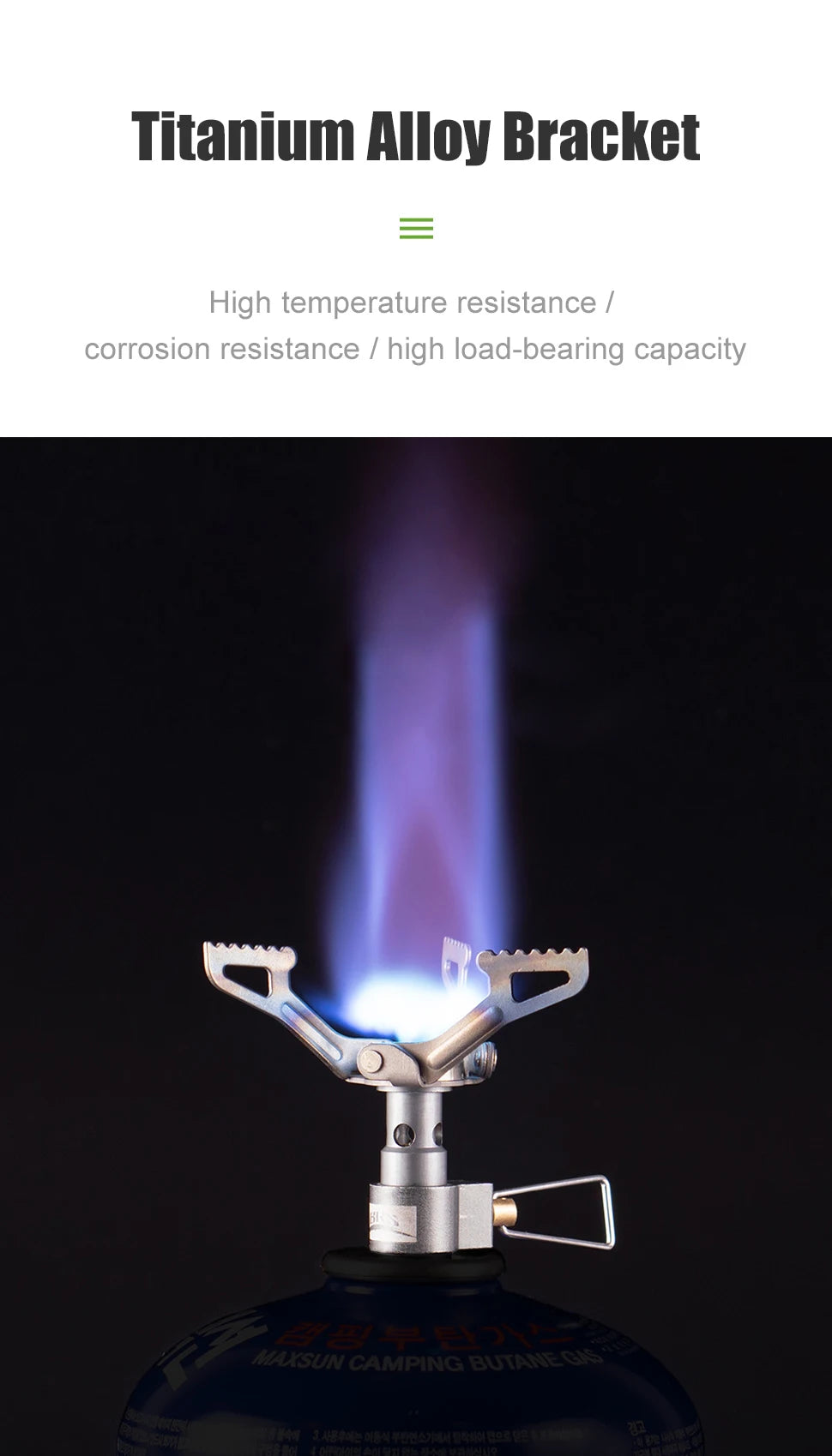 BRS Outdoor Gas Stove Mini Titanium Camping Gas Burner 25g Ultralight Stove Survival Furnace Pocket Picnic Gas Cooker BRS-3000T