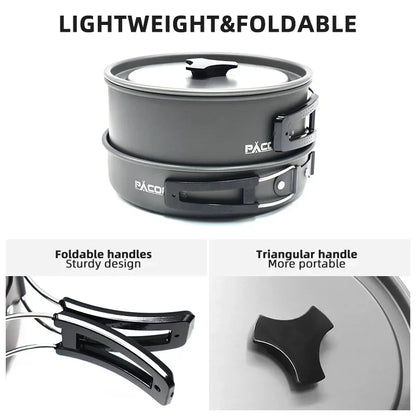 Camping Cookware Set Portable