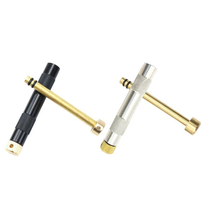 Flame Machine, Fire Piston Kit with Emergency Tools, Brass Piston, Fire Drive Tube, Air Compression Torch for Outdoor 24BD